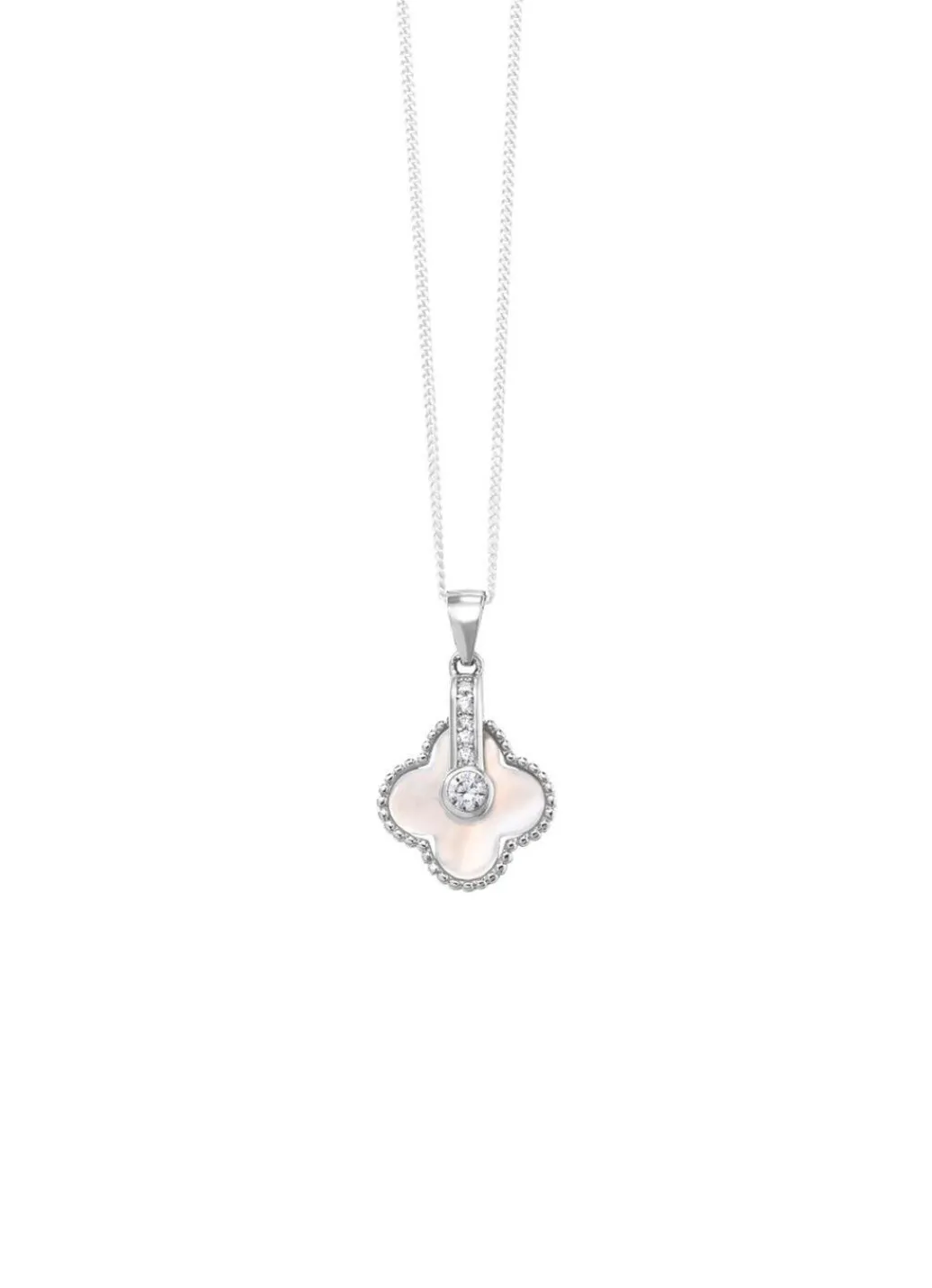 Clearance Schimmernder Muschel-Anhänger mit Zirkonia- Damen Anhänger