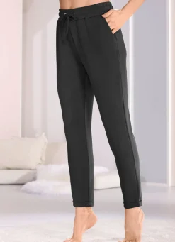 Damen Mona Schlafanzüge<Schlaf-und Freizeithose mit Taschen und breitem Dehnbund