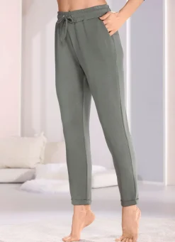 Damen Mona Schlafanzüge<Schlaf-und Freizeithose mit Taschen und breitem Dehnbund