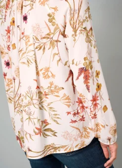 Damen Mona Blusen<Schlupfbluse mit Floralprint