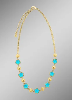 Schmuckset, 3-teilig, im Blumendesign Damen Modeschmuck