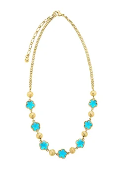 Schmuckset, 3-teilig, im Blumendesign Damen Modeschmuck