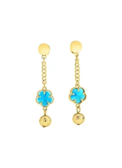 Schmuckset, 3-teilig, im Blumendesign Damen Modeschmuck