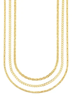 New Schmuckset 3-teilig Damen Halsketten|Halsketten