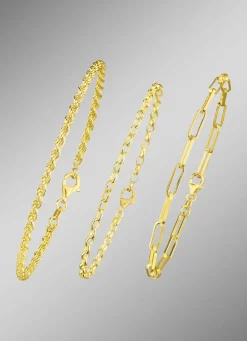 Best Schmuckset, 3-teilig, aus drei Armbändern Damen Armbänder