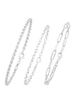 Schmuckset, 3-teilig, aus drei Armbändern Damen Armbänder