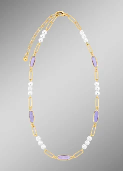 Clearance Schmuckset, 3-teilig, aus Messing mit Kristallsteinen Damen Ohrschmuck|Halsketten
