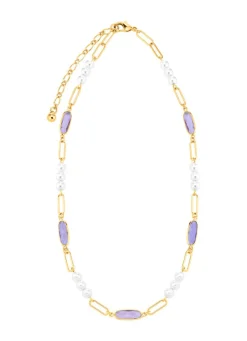 Clearance Schmuckset, 3-teilig, aus Messing mit Kristallsteinen Damen Ohrschmuck|Halsketten