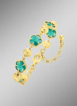 Discount Schmuckset, 3-teilig, im Blumendesign Damen Modeschmuck