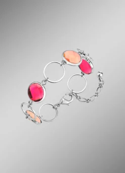 Discount Schmuckset, 3-teilig, mit Kristallsteinen Damen Ohrschmuck|Halsketten