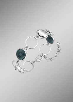 Outlet Schmuckset, 3-teilig, mit Kristallsteinen Damen Ohrschmuck|Halsketten