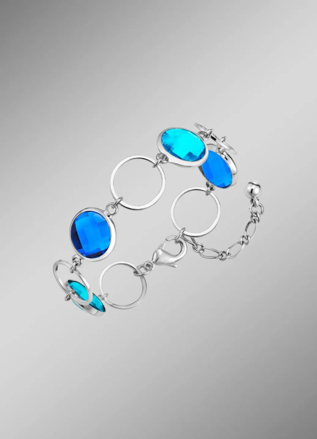 Outlet Schmuckset, 3-teilig, mit Kristallsteinen Damen Ohrschmuck|Halsketten