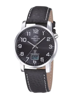 Discount Schöne Herren-Lederarmbanduhr Herren Funkuhren