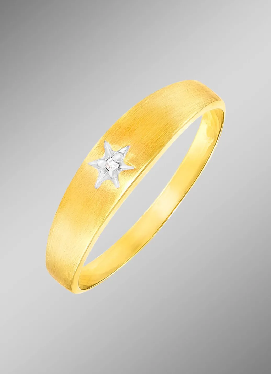 Sale Schöner Damenring in Bicolor mit Diamant Damen Ringe