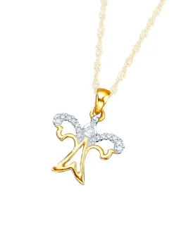 Schutzengel-Anhänger mit 15 Diamanten Damen Anhänger