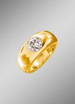 Schwerer Herrenring aus massivem Gold Herren Ringe