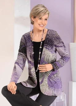 Outlet Shirt in Jacken-Optik Damen Langarm