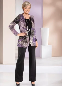 Outlet Shirt in Jacken-Optik Damen Langarm