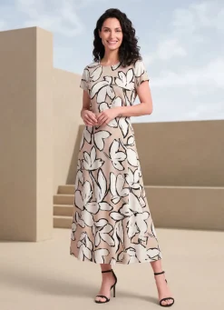 Damen Mona Kurzarm<Shirt mit farbbrillantem Druck