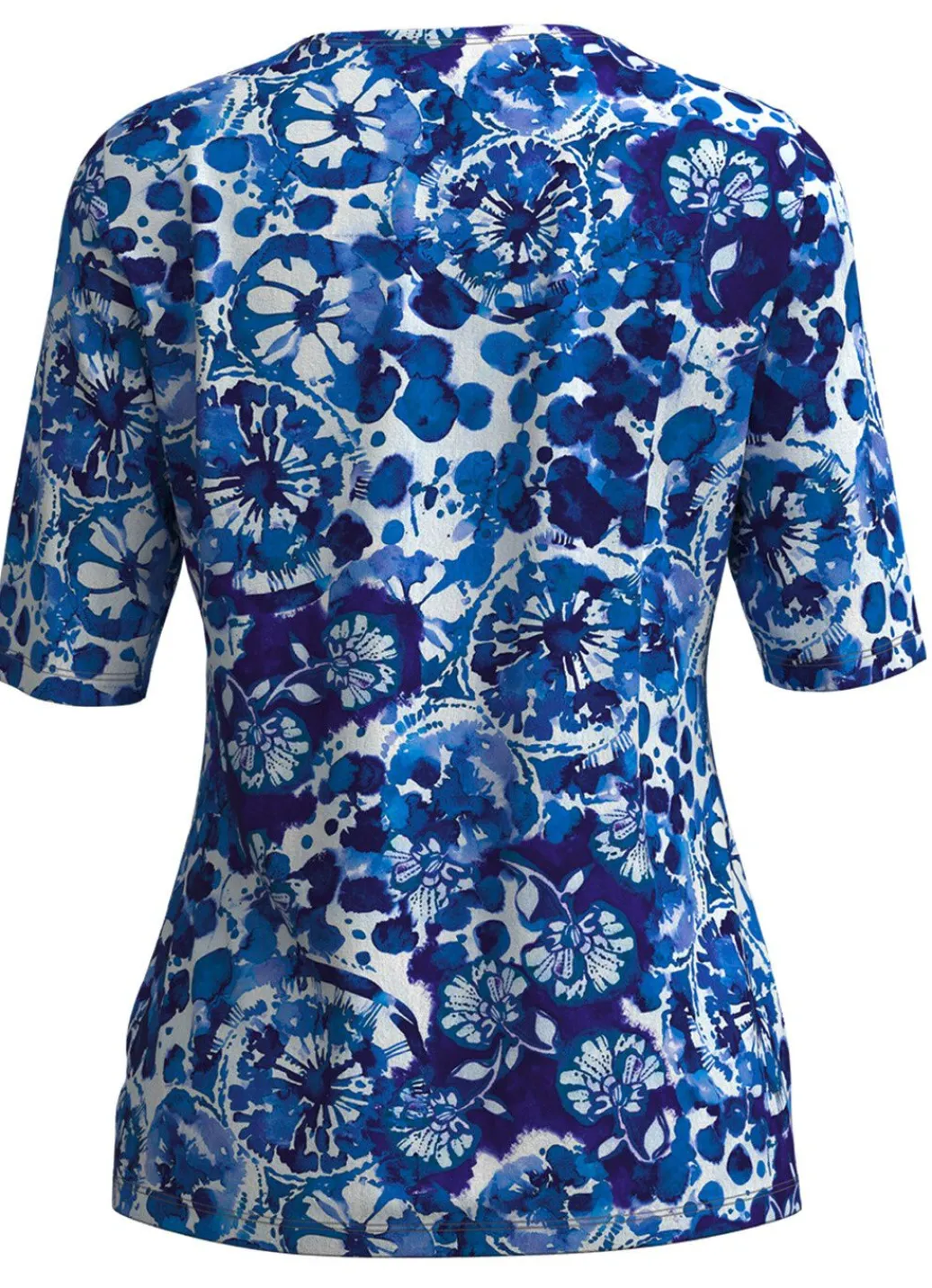 Damen Mona Kurzarm<Shirt mit floralem Dessin