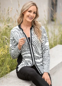 Hot Shirtjacke mit praktischen Reißverschlusstaschen Damen Shirtjacken