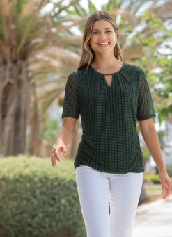 Damen Mona Tuniken<Shirt-Tunika in 2-in-1-Optik