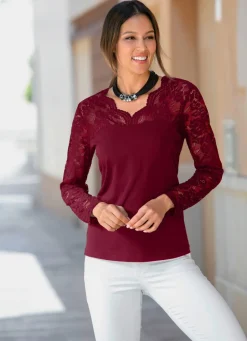 Damen Mona Tuniken|Basics<Shirt-Tunika mit Baumwolle