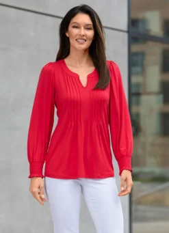 Damen Mona Tuniken|Basics<Shirt-Tunika mit Elastan