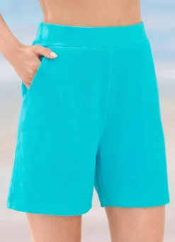 Damen Mona Shorts|Freizeithosen<Shorts aus Frottierstretch