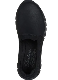 SKECHERS, klassiche Damen-Slipper, aus Synthetik und elastischem Strick-Material Damen Slipper