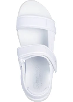 Discount SKECHERS Sandale aus dehnbarem Textilmaterial Damen Sandalen