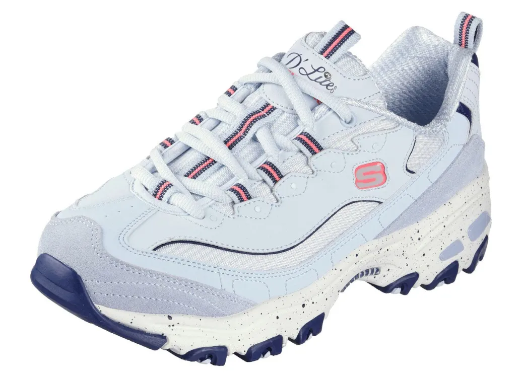 Sale SKECHERS Schnür-Sneaker mit Veloursleder-Besätzen Damen Sneaker & Sportschuhe|Schnürschuhe