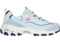 Sale SKECHERS Schnür-Sneaker mit Veloursleder-Besätzen Damen Sneaker & Sportschuhe|Schnürschuhe