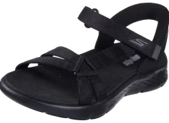 Best SKECHERS, sportliche Damen-Sandalen, mit geformter Slip-Ins Fersenplatte Damen Sandalen