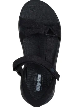 Best SKECHERS, sportliche Damen-Sandalen, mit geformter Slip-Ins Fersenplatte Damen Sandalen