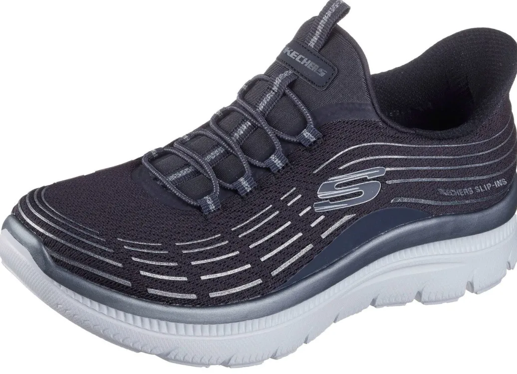 Clearance SKECHERS, stylische Damen-Sneaker, mit geformter Slip-Ins Fersenplatte Damen Sneaker & Sportschuhe|Slipper