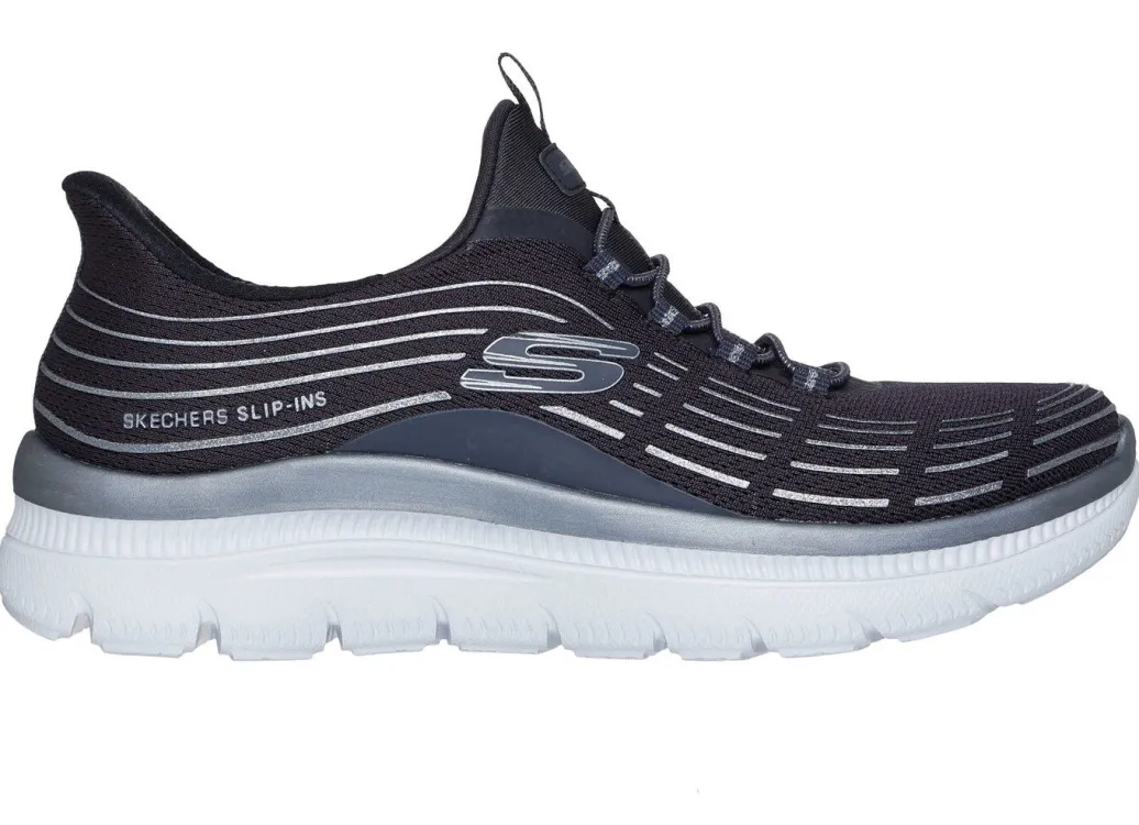 Clearance SKECHERS, stylische Damen-Sneaker, mit geformter Slip-Ins Fersenplatte Damen Sneaker & Sportschuhe|Slipper