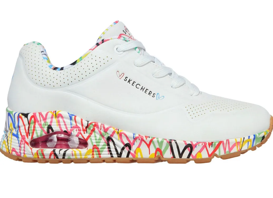 Hot SKECHERS, trendige Damen-Sneaker, mit sichtbarem Luftpolster Damen Sneaker & Sportschuhe|Schnürschuhe