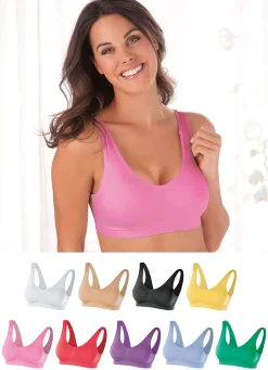 Clearance SLIMmaxx Nahtloser Super-BH, 9er-Set Damen Bh Ohne Bügel