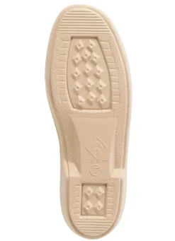 Slipper aus elastischem Strickmaterial mit Schnürung Damen Slipper