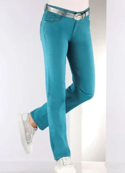 Damen Mona Lange Hosen<Softe Hose in 5-Pocket-Form