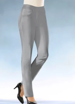 Damen Mona Schlupfhosen|Lange Hosen<Soft-Stretch-Hose in komfortabler Schlupfform