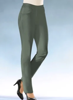 Damen Mona Schlupfhosen|Lange Hosen<Soft-Stretch-Hose in komfortabler Schlupfform