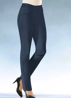Damen Mona Schlupfhosen|Lange Hosen<Soft-Stretch-Hose in komfortabler Schlupfform