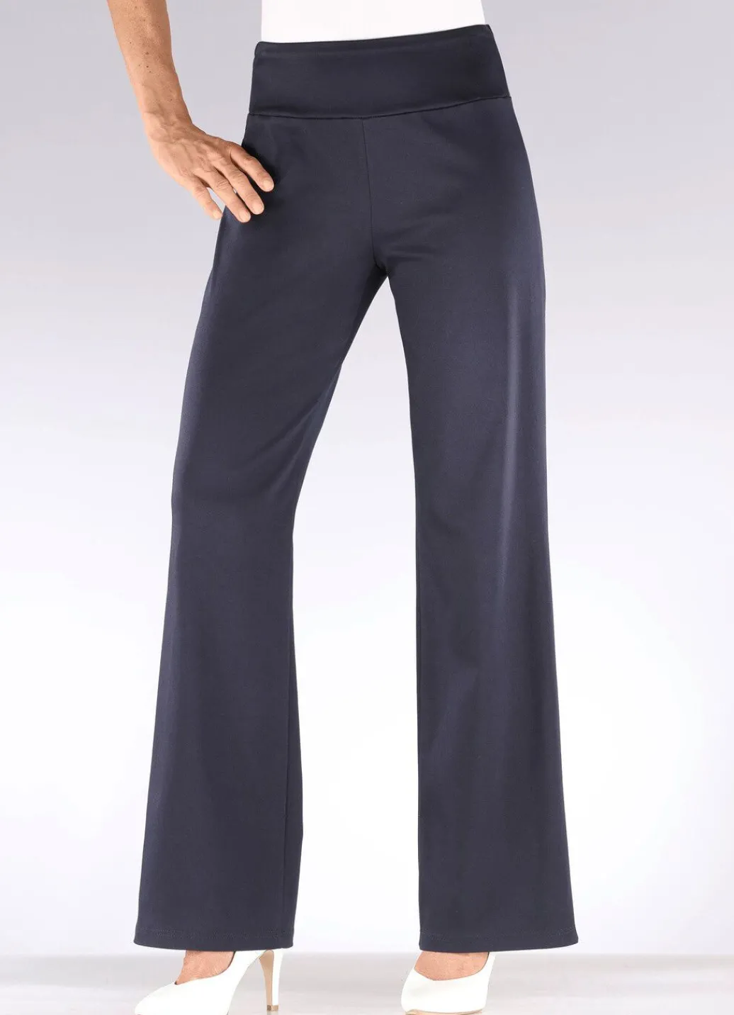 Damen Mona Schlupfhosen<Soft-Stretch-Hose in modischer Weite