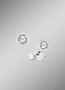 Hot Solitär-Ohrstecker mit Brillanten Damen Ohrschmuck