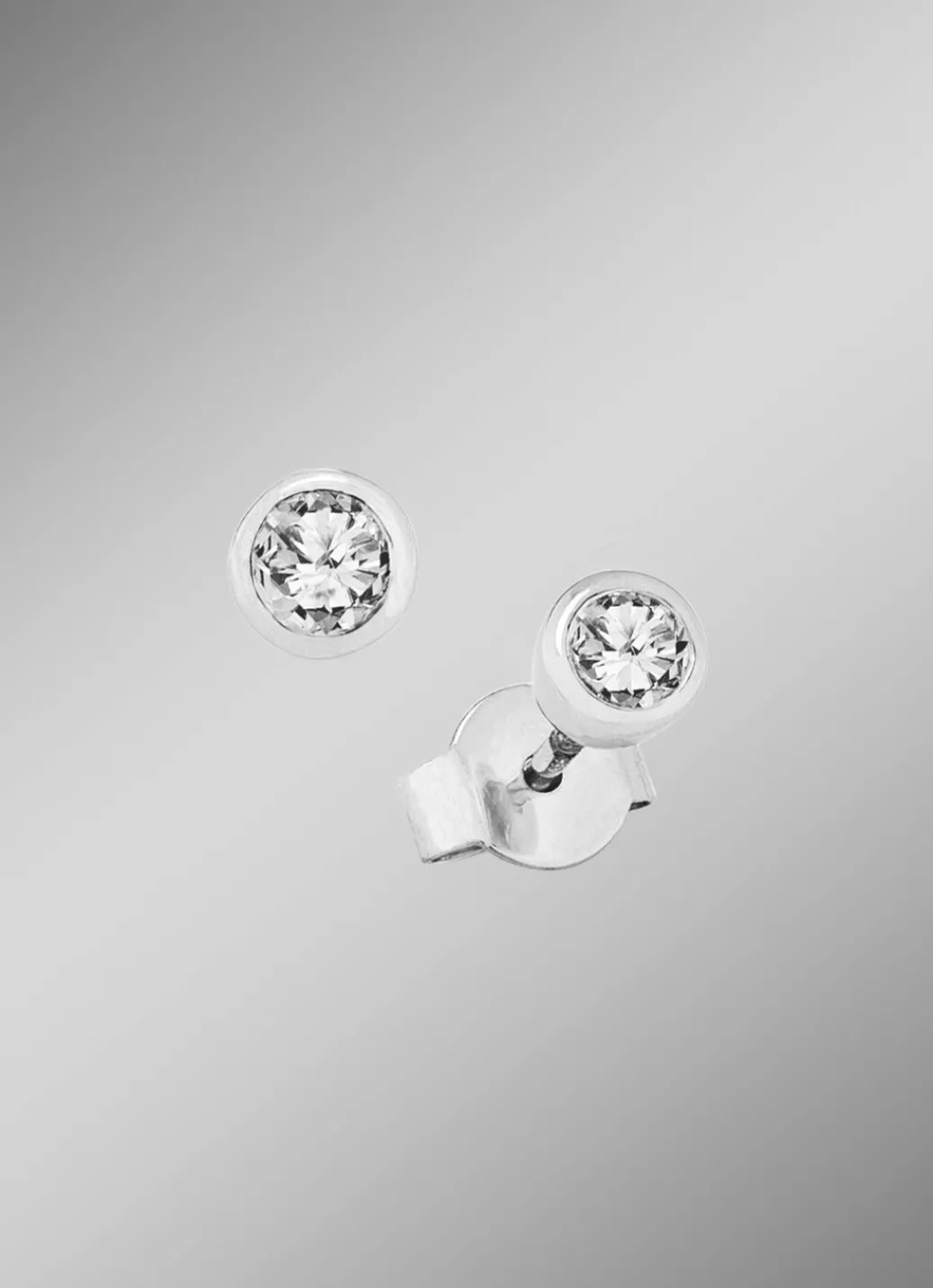 Hot Solitär-Ohrstecker mit Brillanten Damen Ohrschmuck