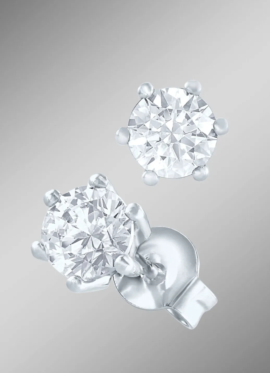 Sale Solitär-Ohrstecker mit Brillanten Damen Ohrschmuck