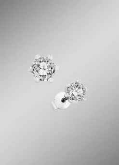 Hot Solitär-Ohrstecker mit Brillanten Damen Ohrschmuck