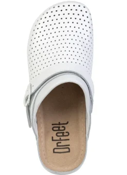 New Sommerliche Damen-Clogs, aus Leder Damen Clogs